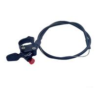 Controlador de palanca de bloqueo remoto para Suntour para horquillas de bicicleta de montaña RockShox, aleación de aluminio, funcionamiento ergonómico con el pulgar, resistente a la intemperie, 22,2