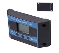 Controlador de panel solar - Control de alta eficiencia Función de carga Ajuste inteligente de la batería con puertos USB duales Terminales de Controladores fotovoltaicos 12 V 24 V Compatible |