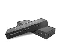 Controlador de Pared de vídeo, procesador de Imagen de vídeo HDMI 3x3, Empalme de Pantalla 1080P, Soporte de 3840x2160P 60HZ y Entrada Inferior para 9 Pantallas de Empalme de televisión 110-240V (EU)