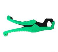 Controlador de peces de plástico ligero con mango ergonómico para pesca de lubina y trucha, herramienta de fácil operación para entornos de mar, lago, río, en varios colores (verde)