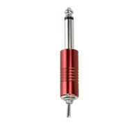 Controlador de Pedal para Tatuajes Portátil de Acero Inoxidable Rojo | Estructura Estable y Simple, Diseño Compacto, Fácil de Llevar, para Usuarios y Máquina Tatuaje