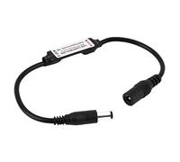Controlador de perfil bajo de alta calidad, mini interruptor de atenuación de 3 teclas para tira de luz LED, color negro, conveniente e inteligente
