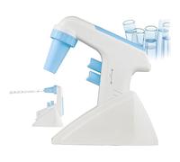 Controlador de pipeta eléctrico, pipeta electrónica de laboratorio con pantalla LCD, rango de 0,1 a 100 ml, 8 velocidades ajustables, recargable, 2 modos de drenaje para biología y química