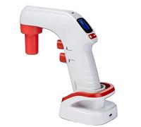 Controlador de pipeta motorizado, 0.1-100 ml, con base de carga, pantalla LCD, 6 velocidades ajustables, modo de drenaje dual para uso en laboratorio