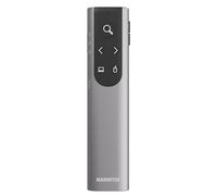 Controlador de presentaciones Marmitek WPR 400A - Puntero digital y Air Mouse - Función zoom y marcado - Receptor USB-C y USB-A - Presentación inalámbrica - Wireless Presenter - Clicker PowerPoint
