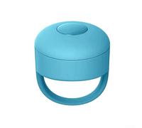 Controlador de punta de dedo BT, Flip de página de video para anillo para navegación de video corta con rango de 10M y 24H, aplicaciones móviles para control de manos (azul)