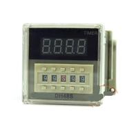 Controlador de relé de tiempo de retardo de encendido electrónico con pantalla digital DH48S-2Z AC220V 24VDC 2 juegos(24V DC with base)