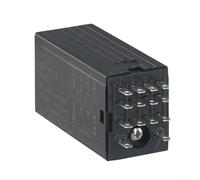 Controlador de retardo de encendido H3Y-2 de 8 pines digital para relé con sincronización ajustable de 0.1S-99H, AC220V DC12V DC24V, 2NO 2NC para automatización industrial (DC12V)