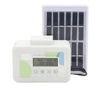 Controlador de riego for jardín Qiumi, controlador de riego for césped, flores de jardín y balcón, riego inteligente for jardín doméstico, energía solar.(RMAWS-B01)