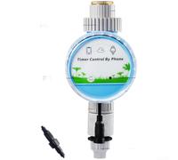 Controlador de riego por goteo WiFi, temporizador automático de riego de plantas con control remoto de aplicación, sistema de aspersor de jardín impermeable IP68 para invernadero de césped