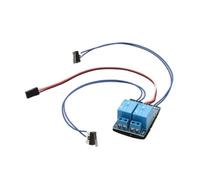 Controlador de rotación inversa de Motor cepillado, módulo de relé, interruptor de límite de tope de doble vía for avión RC, receptor de 5-12V