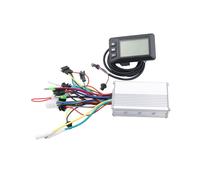 Controlador de Scooter EléCtrico de 500 W, Motor Sin Escobillas 36 V-48 V+Medidor de Pantalla LCD SM5+2 para Accesorios de Scooter EléCtrico