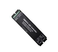 Controlador de señal PWM 3/4 canales, decodificador DMX512 voltaje constante con pantalla barra larga 12-24 V CC, control luz LED(4CH)