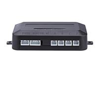 Controlador de Sensor de estacionamiento Car Parktronic con Pantalla retroiluminada, Radar de Marcha atrás y Sistema Detector de Radar. Unidad Principal: 12V-24V(4 interfaces Host)