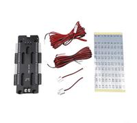 Controlador de sensor de movimiento interior de 32 canales diseñado para instalaciones de escaleras con detección PIR y salida de luz nocturna regulable con entrada de 12 V 24 V