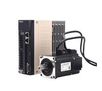Controlador de servomotor de CA de 100 W + Servomotor de 100 W, par de 0,637 Nm, voltaje nominal de 220 V, 1,2 A