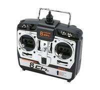 Controlador de simulador de vuelo RC de 6 canales y 8 canales compatible con helicóptero de control remoto G7 Phoenix 5.0 XTR, dron de ala fija, compatible con DJI Phantom(8ch right throttle)