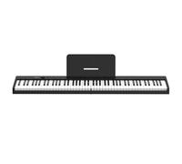 Controlador De Sintetizador De Música Electrónica Multifuncional Piano Plegable 88 Teclas Teclado Digital USB Instrumento De Regalo(Black,US)