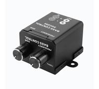 Controlador de sonido para coche, controlador de graves cruzado, regulador de graves, amplificador remoto para coche, subwoofer, módulo de mejora de graves estéreo para coche