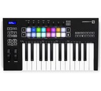 Controlador de teclado MIDI Launchkey 25 [MK3] de Novation. Integra-ción perfecta con Ableton Live. Modos Chord y Scale y arpegiador. Todo el software que necesitas para producir música