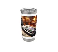 Controlador de teclado MIDI - Sintetizador Retro Vaso térmico de acero inoxidable de doble pared
