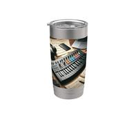 Controlador de teclado MIDI - Sintetizador Retro Vaso térmico de acero inoxidable de doble pared