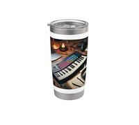 Controlador de teclado MIDI - Sintetizador Retro Vaso térmico de acero inoxidable de doble pared