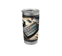Controlador de teclado MIDI - Sintetizador Retro Vaso térmico de acero inoxidable de doble pared