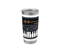Controlador de teclado MIDI - Sintetizador Retro Vaso térmico de acero inoxidable de doble pared