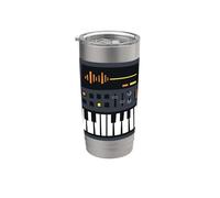 Controlador de teclado MIDI - Sintetizador Retro Vaso térmico de acero inoxidable de doble pared