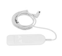Controlador de Teléfono de 8 Pines y 2 Botones Control Manual de Plástico para Sillón Reclinable Eléctrico, Reemplazo de Control Remoto Ligero y Flexible con Cable en Espiral de