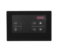 Controlador de temperatura ambiente de sauna respicable con panel digital y caja de control separada para SAB SAD HV Serie 3 27kW Generadores de vapor húmedo de 27kW 35 110 ℃ (Black)