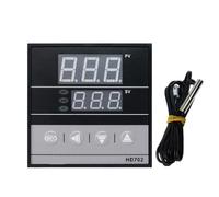 Controlador de temperatura con termostato Pid, 85-265 V CA, entrada K, HD702, termorregulador digital de temperatura con sensor NTC, 1 m/3 m(No alarm with 1m NTC)
