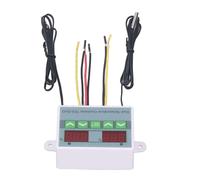 Controlador de Temperatura, Controlador de Temperatura Digital Impermeable, Controlador de Termostato Dual, Termostato de Reptil para Reptil, para Refrigerador, Congelador, para