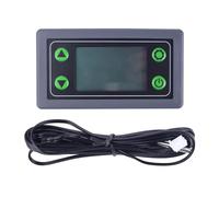 Controlador de temperatura DC 6V-30V 30A, pantalla LED de termostato digital, calefacción y refrigeración, -40 ~ 110 °C, con sensor de temperatura NTC y alarma de sonido XY-ST30
