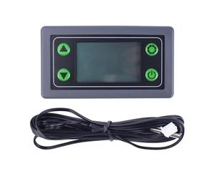 Controlador de temperatura DC 6V-30V 30A, pantalla LED de termostato digital, calefacción y refrigeración, -40 ~ 110 °C, con sensor de temperatura NTC y alarma de sonido XY-ST30