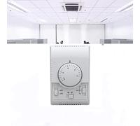 Controlador de Temperatura de Bobina de Ventilador, termostato de Aire Acondicionado Central acondicionador de Interruptor de Control mecánico de 2 vías 110-220 V
