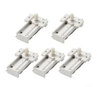 Controlador de temperatura del calentador de aceite, interruptor de termostato ajustable de 1/5 piezas para calentadores eléctricos, 16 A, 250 VCA, repuesto de control de calefacción, plástico blanco