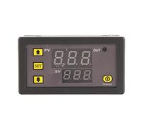 Controlador de Temperatura del Interruptor del Sensor de Temperatura de 12V 12V 500C Elemento Electrónico W3230 Controlador de Temperatura Digital LED Medidor del Sensor del (Pantalla roja y azul de