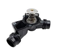 Controlador de temperatura del motor de coche, conjunto de termostato de refrigerante con carcasa compatible con E46 E60 11530139877 conector de sello de montaje de carcasa de termostato