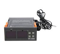 Controlador de Temperatura del termostato Digital STC-3008 Controlador de Sensor de termostato Ajustable Dual(12V)