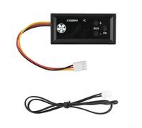 Controlador de temperatura del ventilador DC12V con conector 3P y múltiples tipos de sonda para precisión para regulación de velocidad del ventilador PWM (A)