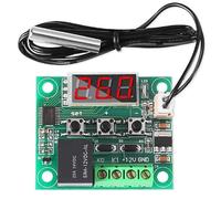 Controlador de Temperatura Digital, 12V DC, Rango -50~110°C, Pantalla LED, Sensor NTC Impermeable, Salida de Relé 10A a Prueba de Agua -50~110 ℃, Interruptor módulo de Control Temperatura 51CH083