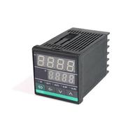 controlador de temperatura digital Controlador de temperatura de Control PID Digital inteligente, termostato de CA 220V de doble salida SSR/relé serie CH, entrada Universal ( Color : 48x48mm CH102 )