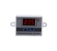 Controlador de temperatura digital, DC 12V Interruptor de controlador de temperatura de termostato digital de alta precisión con rango de sonda de -50~110 ℃