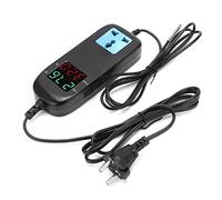 Controlador de Temperatura Digital Eujgoov MH-2000 Regulador de Temperatura del Interruptor del termostato electrónico Inteligente para Invernadero(Normativa Europea)