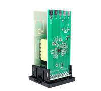 Controlador de temperatura Digital PID REX C100, termostato de REX-C100 de 0-400 ℃, entrada tipo K, relé SSR 40DA, disipador térmico 0-40A, 1 Uds.(1 set with base)