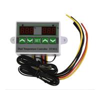 Controlador de temperatura dual ST3012 con dos salidas de relé, termostato programable para sistemas HVAC, rango de -50 °C a 110 °C, precisión de ± 0.5 °C, salida de 10 A, (220 V)