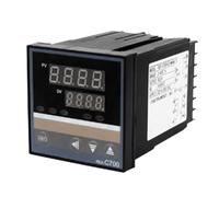 Controlador de temperatura Industrial inteligente Digital PID RKC, relé de 220V, termostato de REX-C700, salida de relé SSR