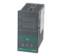 Controlador de Temperatura PID CHB402 con Sonda K, Termostato Digital para Calefacción y Refrigeración, Pantalla LCD, Relé/SSR, 0-400°C para Invernadero e Incubadora 48x96mm